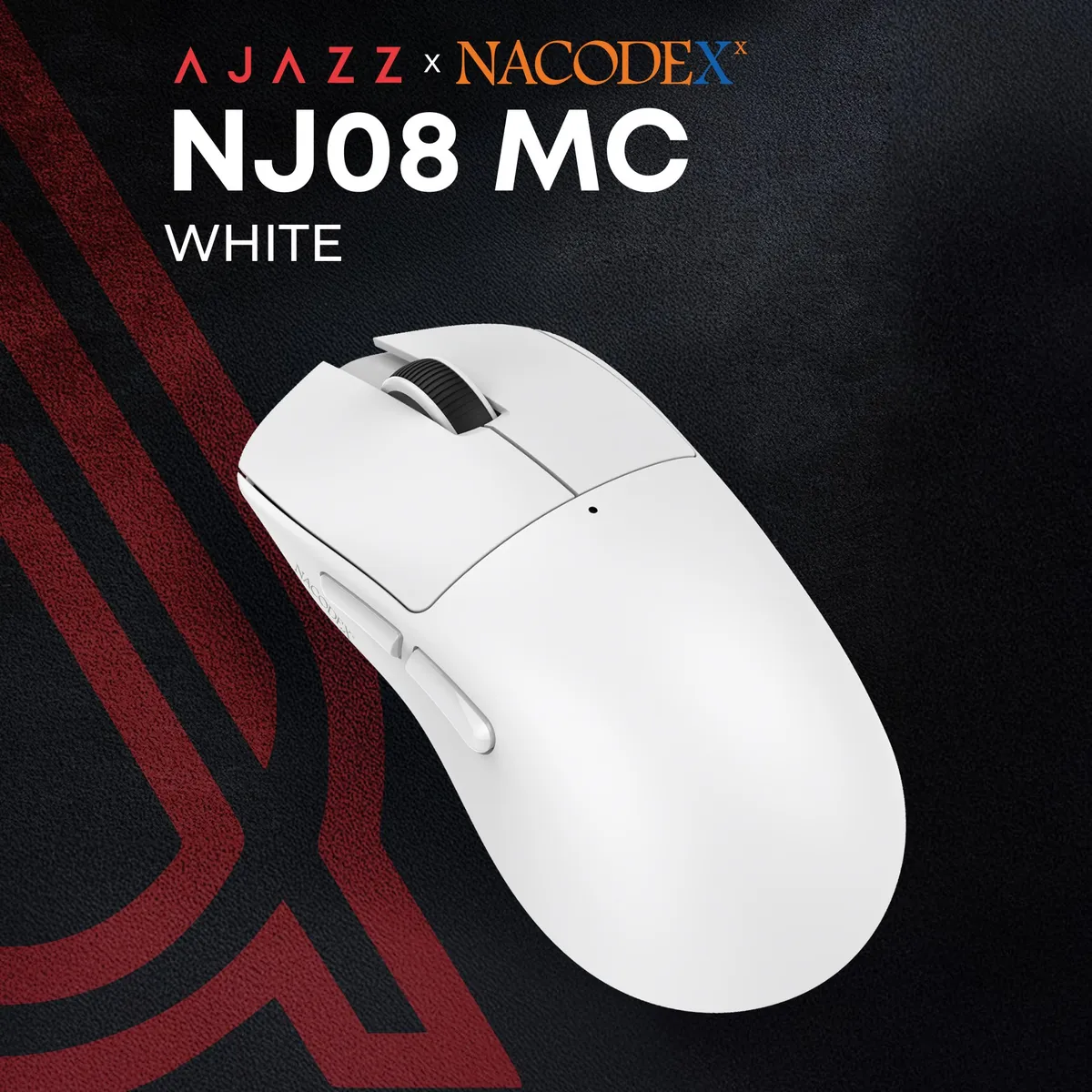 Миша бездротова Ajazz x Nacodex NJ08 MC White (NJ08-MC-W) - мініатюра 5