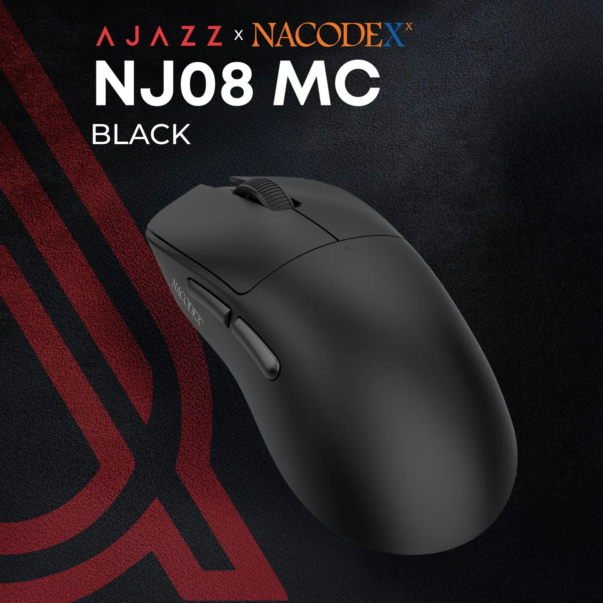 Миша бездротова Ajazz x Nacodex NJ08 MC Black (NJ08-MC-B) - мініатюра 6