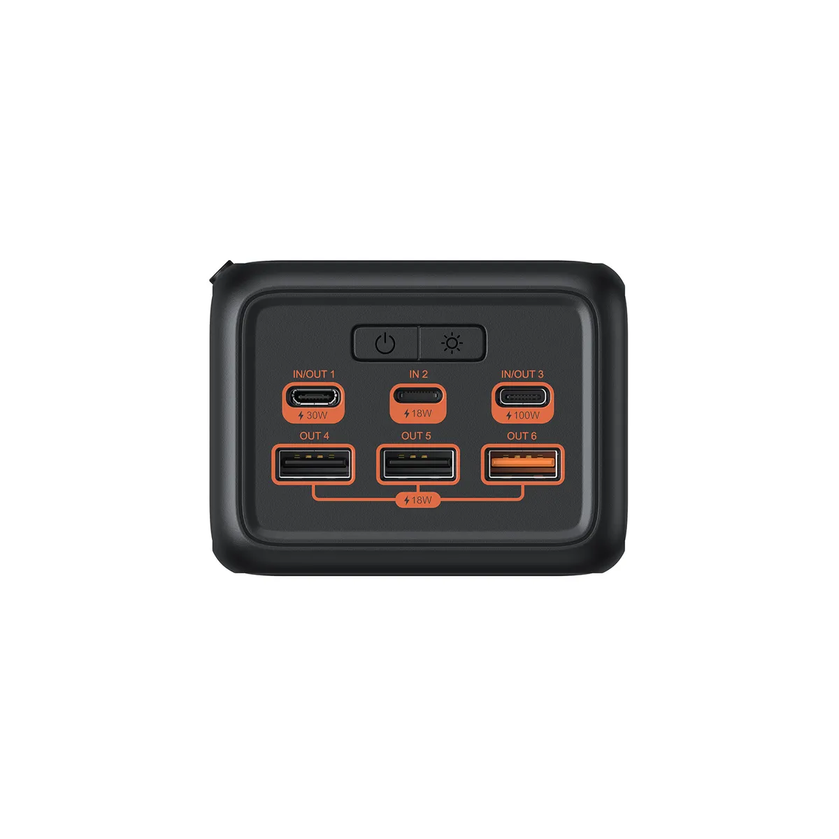 Універсальна мобільна батарея Veger W5001C 56000mAh (W5001C.black) - мініатюра 3