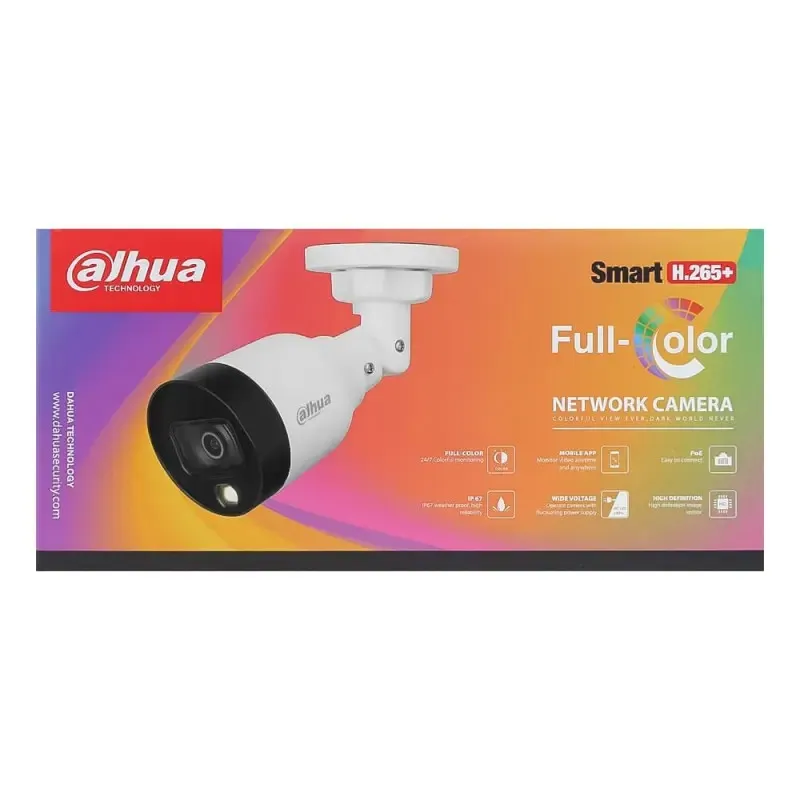 IP-камера Dahua DH-IPC-HFW1239S1-LED-S5 (2.8 мм) - мініатюра 3