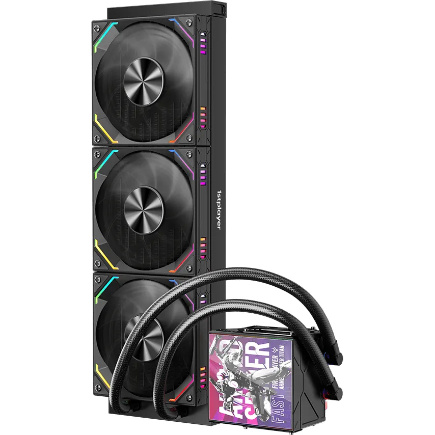 Система водяного охолодження 1stPlayer FT-360 Black - зображення 1