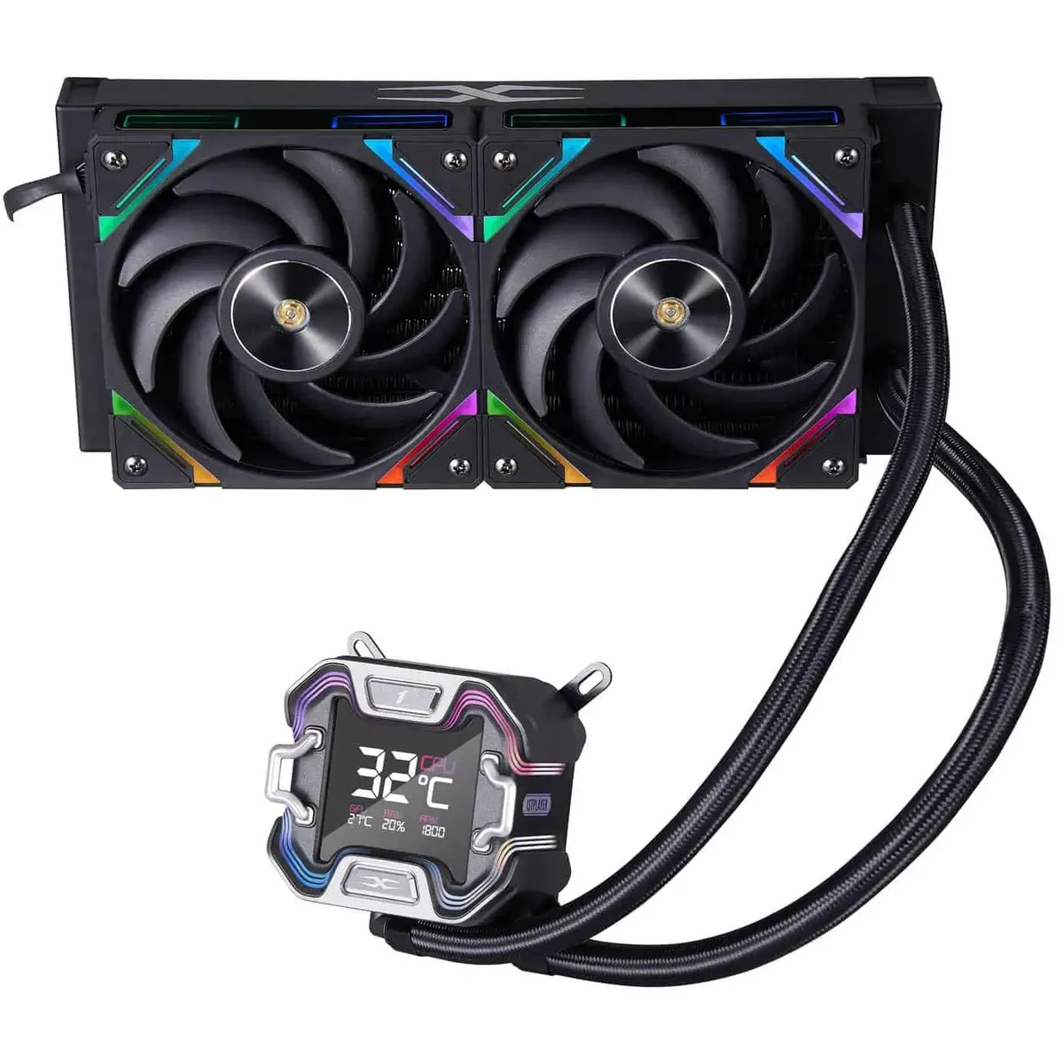 Система водяного охолодження 1stPlayer X-240E Black - мініатюра 6
