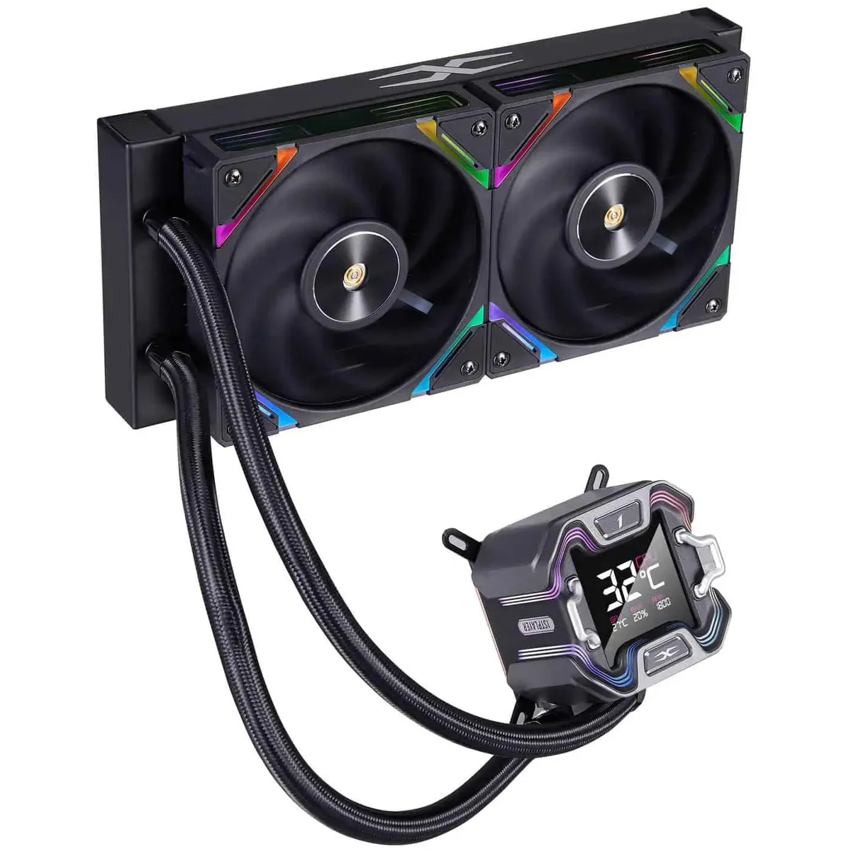 Система водяного охолодження 1stPlayer X-240E Black - мініатюра 7