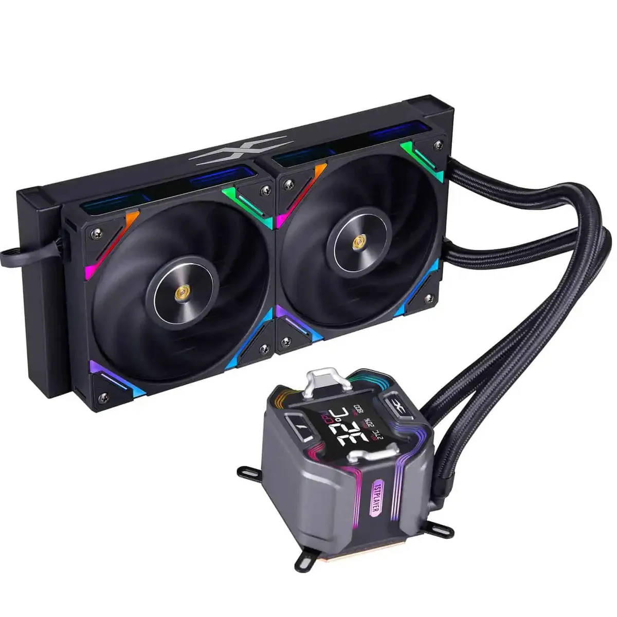 Система водяного охолодження 1stPlayer X-240E Black - мініатюра 9