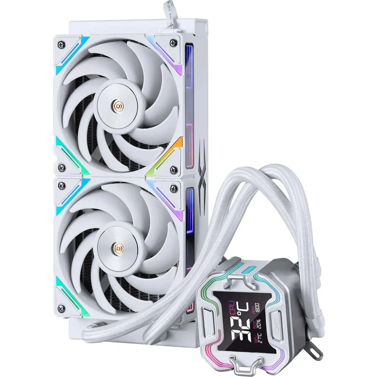 Система водяного охолодження 1stPlayer X-240E White - мініатюра 3
