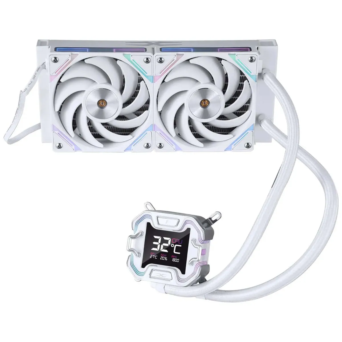 Система водяного охолодження 1stPlayer X-240E White - мініатюра 6