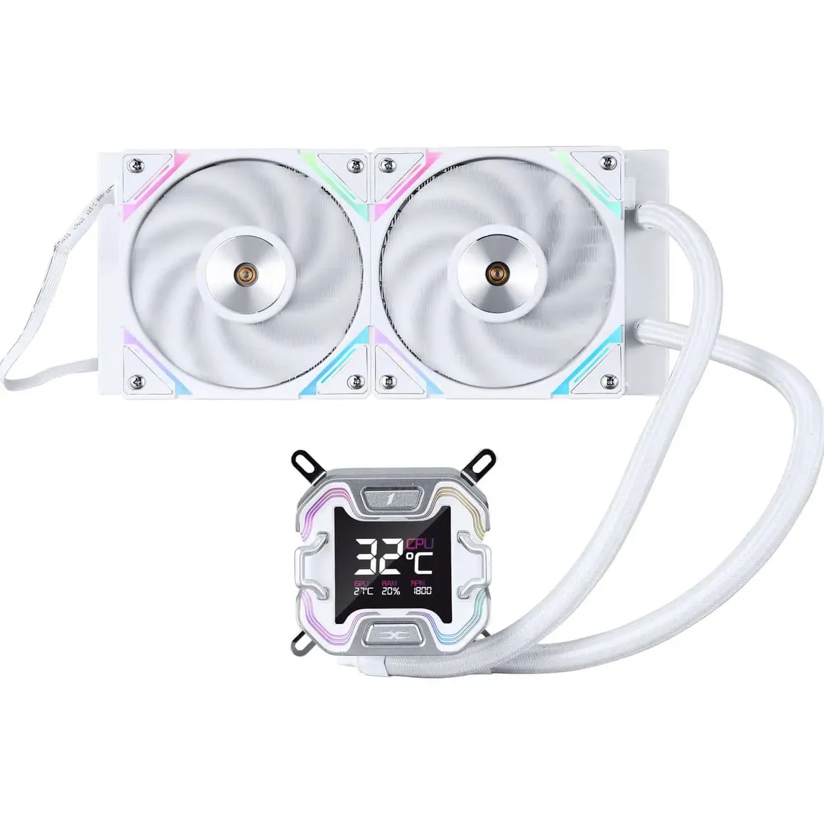 Система водяного охолодження 1stPlayer X-240E White - мініатюра 8