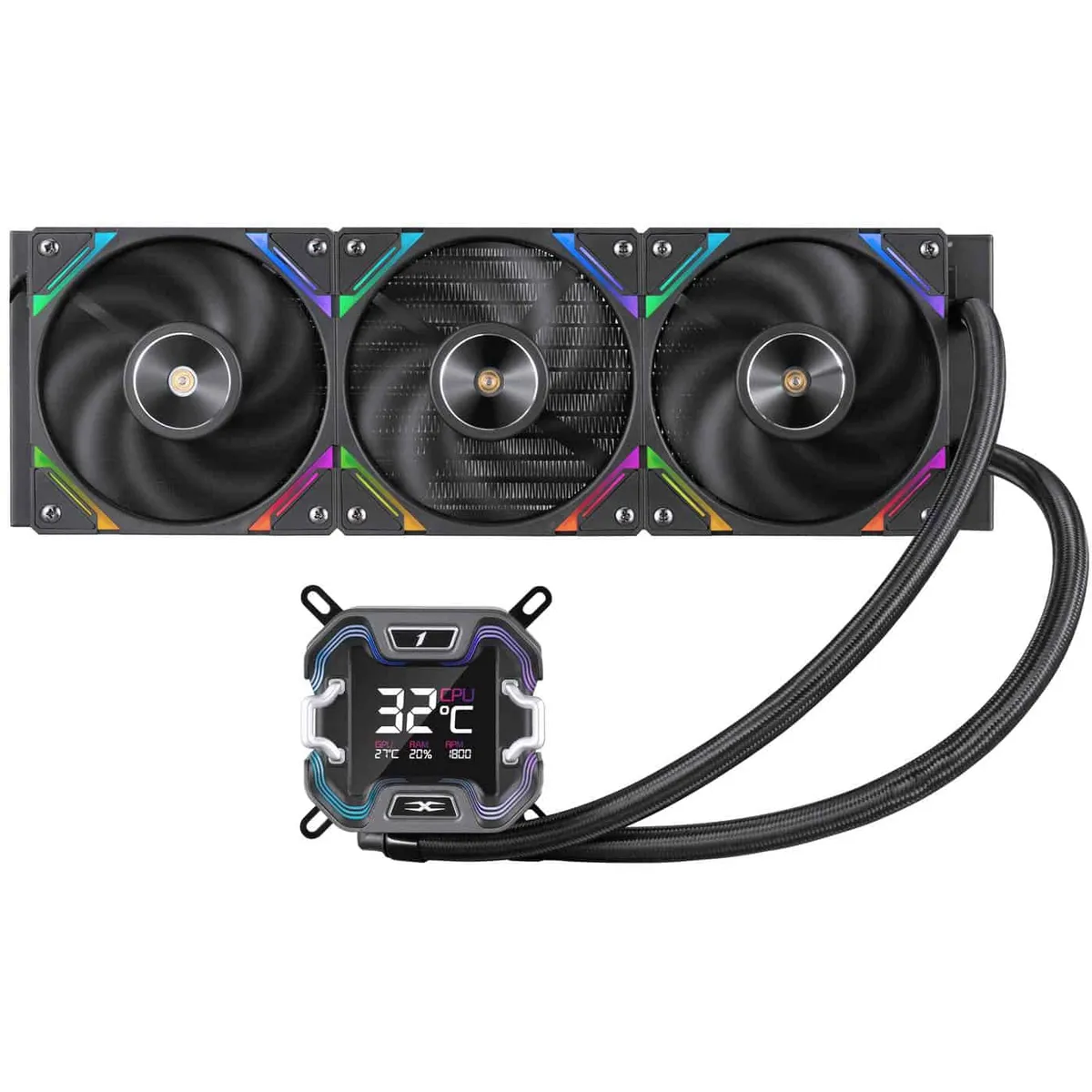 Система водяного охолодження 1stPlayer X-360E Black - мініатюра 3
