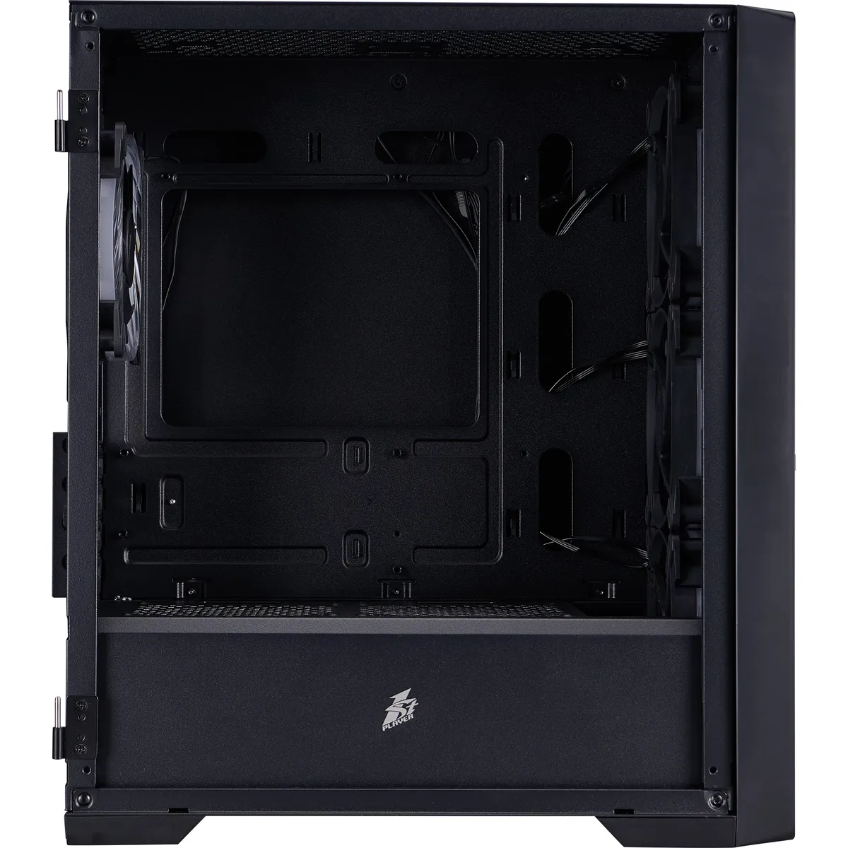 Корпус 1stPlayer T4-BK-4FS7 Black - мініатюра 7