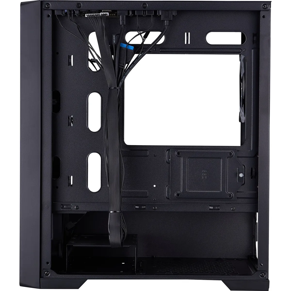 Корпус 1stPlayer T4-BK-4FS7 Black - мініатюра 8