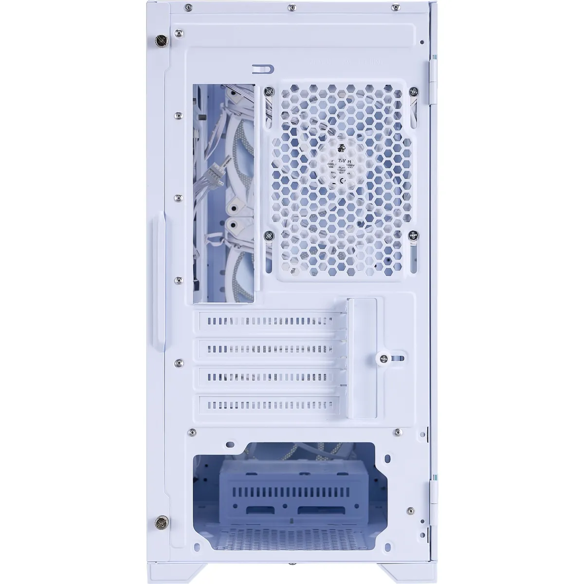 Корпус 1stPlayer T4-WH-4FS7-W White - мініатюра 8