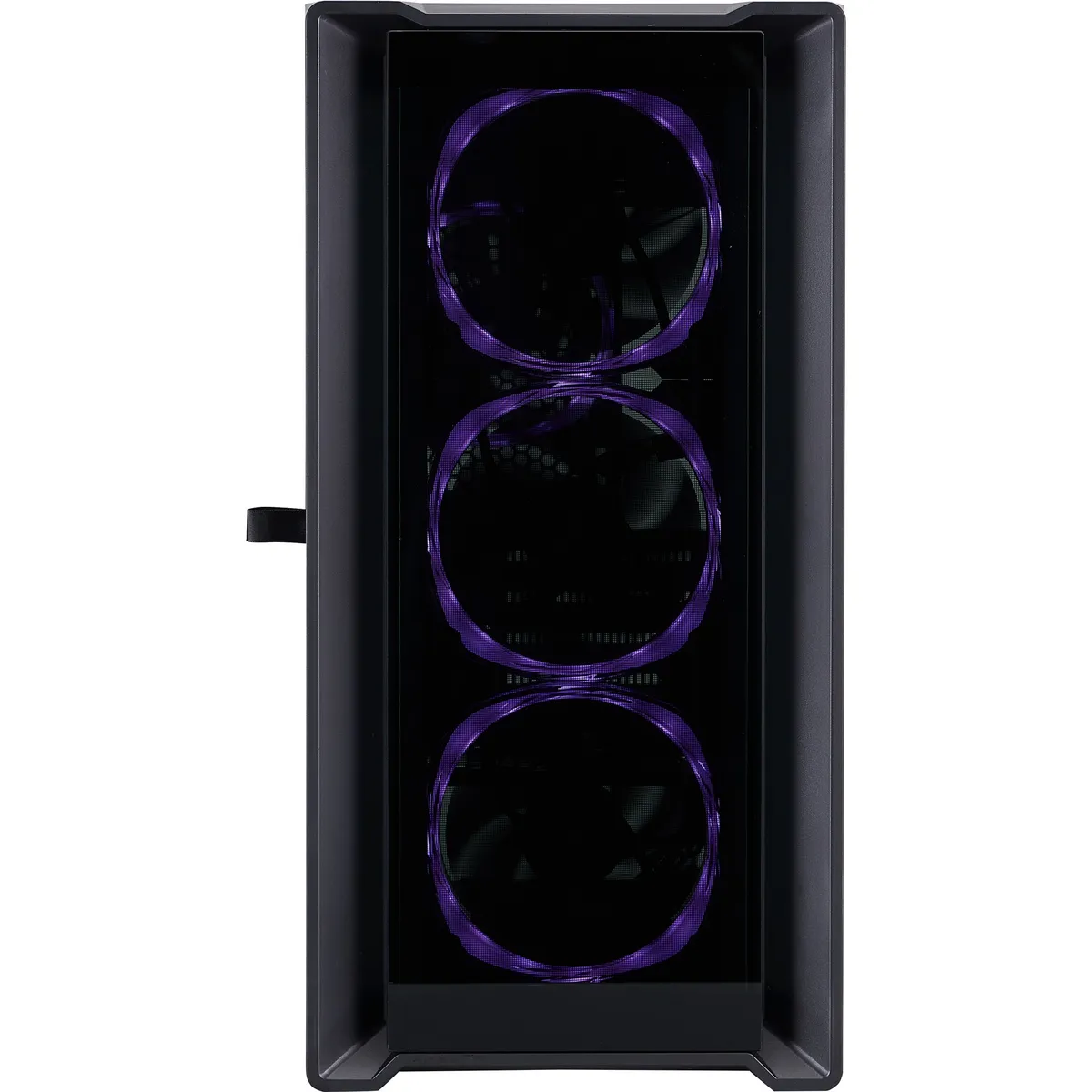 Корпус 1stPlayer T4-G-BK-4FS7 Black - мініатюра 4
