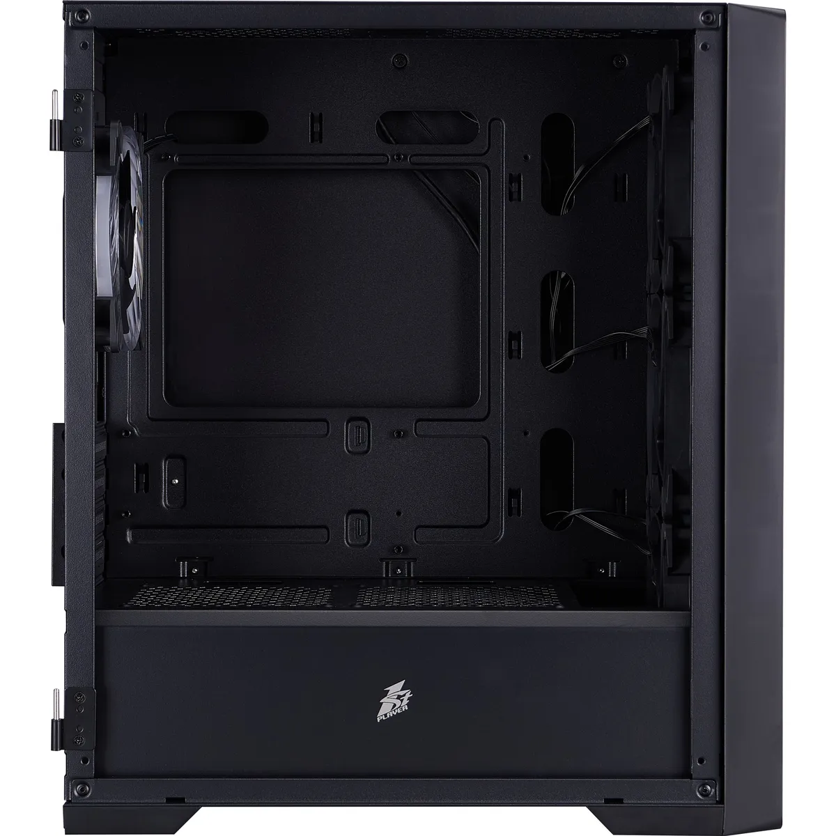 Корпус 1stPlayer T4-G-BK-4FS7 Black - мініатюра 5