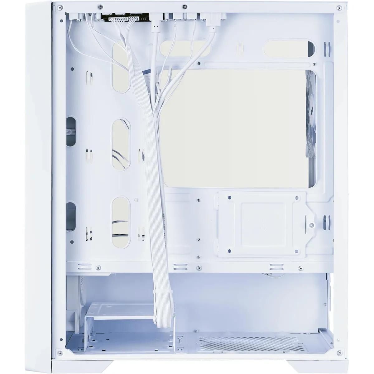 Корпус 1stPlayer T4-G-WH-4FS7-W White - мініатюра 2