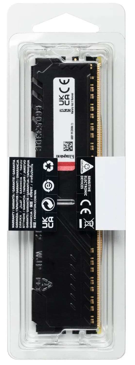 Модуль пам`ятi DDR4 16GB/3200 Kingston Fury Beast Black (KF432C16BB1/16) - мініатюра 6