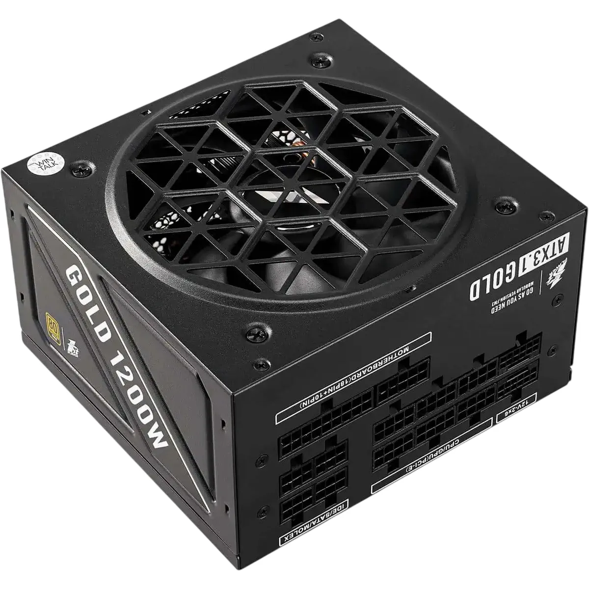 Блок живлення 1stPlayer HA-1200BA4 1200W (NGDP-GLD-1200-BK-EU) - зображення 1