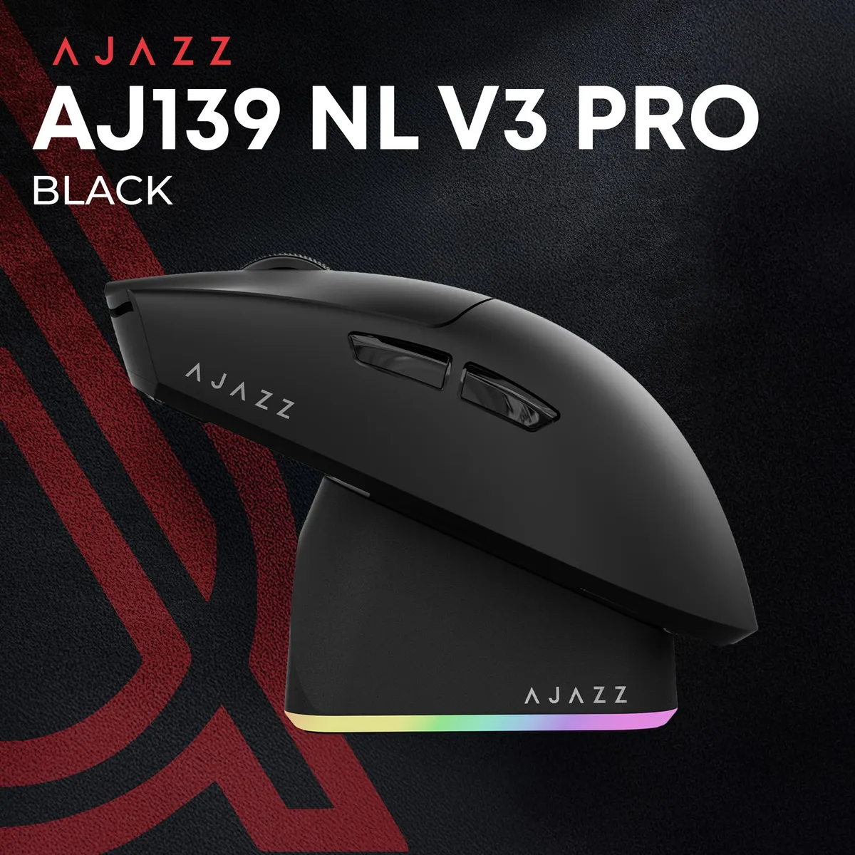 Миша бездротова Ajazz AJ139 Near Link V3 Pro+ Black (AJ139-NL-V3-PRO-B) - мініатюра 6