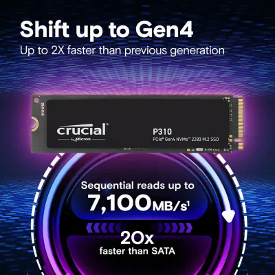 Накопичувач SSD M.2 2280 2TB P310 Micron (CT2000P310SSD8) - мініатюра 3
