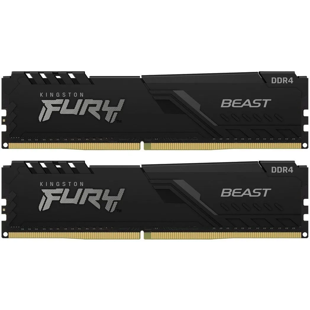 Модуль пам`ятi DDR4 2x16GB/3600 Kingston Fury Beast Black (KF436C18BBK2/32) - зображення 1