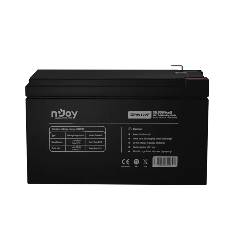 Акумуляторна батарея Njoy GP09122F 12V 9AH (BTVACIUOCTA2FCN01B) AGM - зображення 1