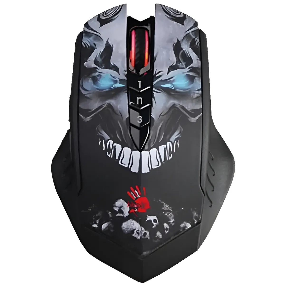 Миша бездротова Bloody R80 Plus (Skull) Black - мініатюра 4