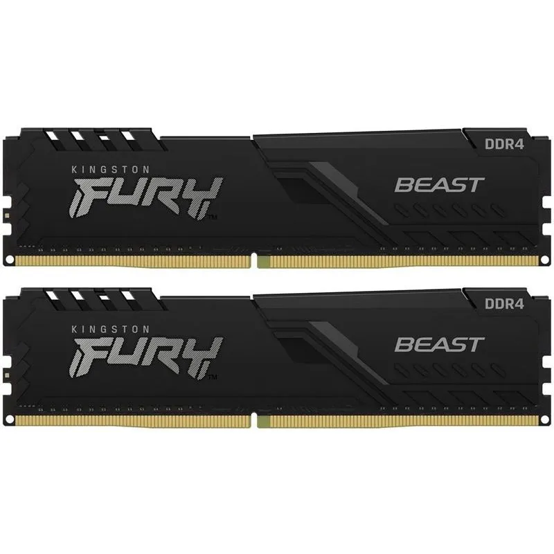 Модуль пам`ятi DDR4 2x8GB/3600 Kingston Fury Beast Black (KF436C17BBK2/16) - зображення 1