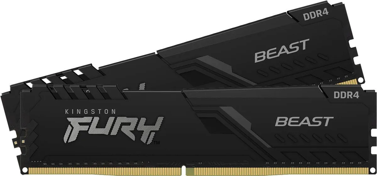 Модуль пам`ятi DDR4 2x8GB/3600 Kingston Fury Beast Black (KF436C17BBK2/16) - мініатюра 2