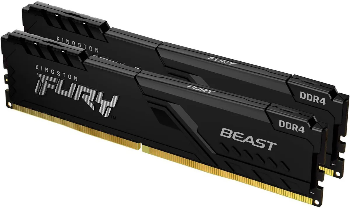 Модуль пам`ятi DDR4 2x8GB/3600 Kingston Fury Beast Black (KF436C17BBK2/16) - мініатюра 3