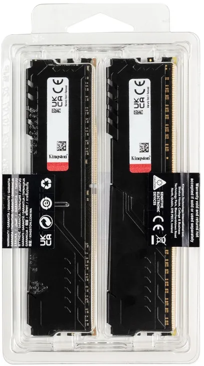 Модуль пам`ятi DDR4 2x8GB/3600 Kingston Fury Beast Black (KF436C17BBK2/16) - мініатюра 7