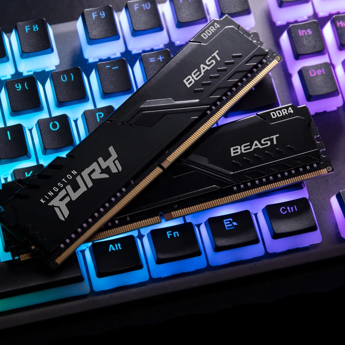 Модуль пам`ятi DDR4 2x8GB/3600 Kingston Fury Beast Black (KF436C17BBK2/16) - мініатюра 8