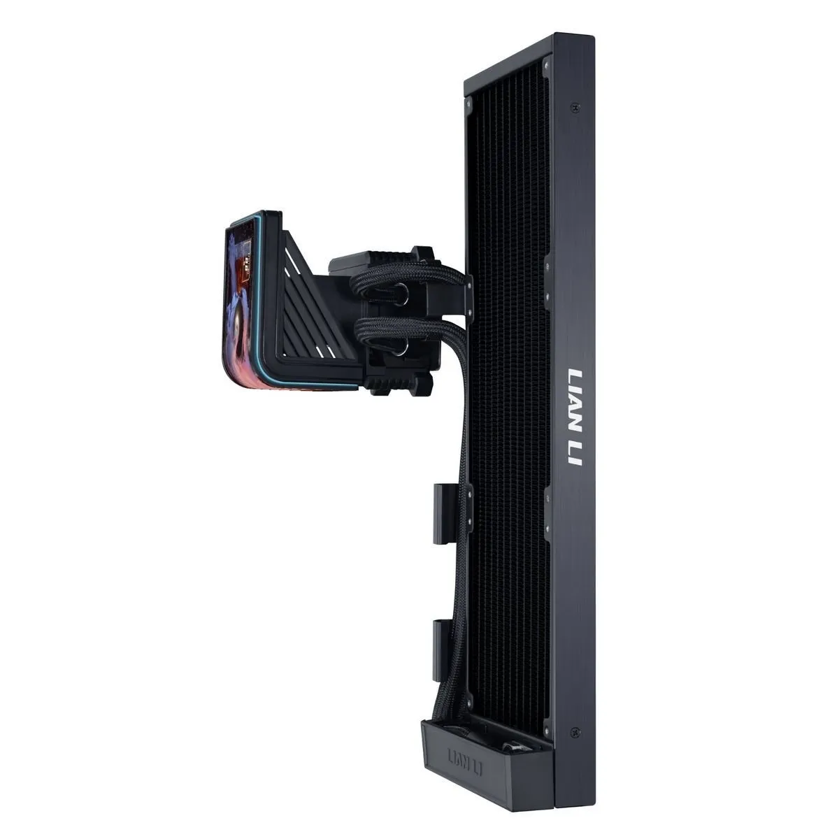Система водяного охолодження Lian Li HydroShift II OLED Curved 360 Fanless Black(G89.GHS2OLDC36NB.00) - зображення 1