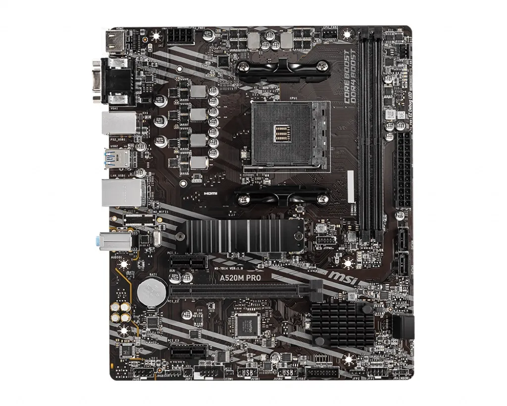 Материнська плата MSI A520M Pro Socket AM4 - зображення 1