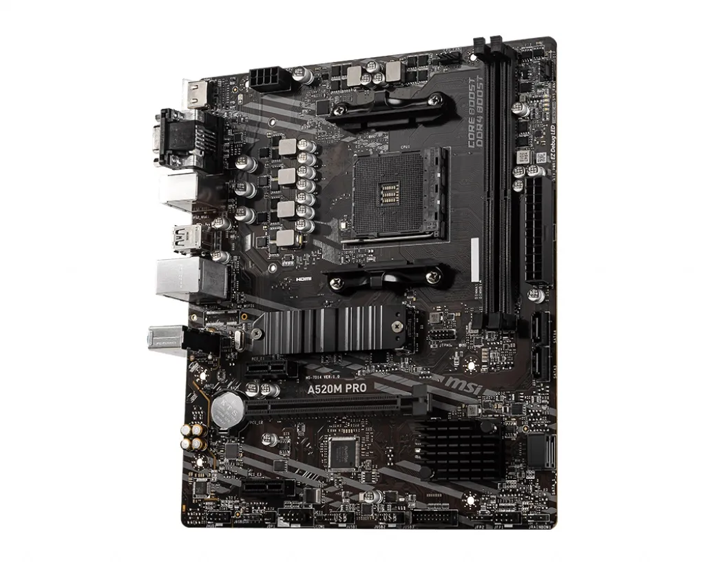 Материнська плата MSI A520M Pro Socket AM4 - мініатюра 3