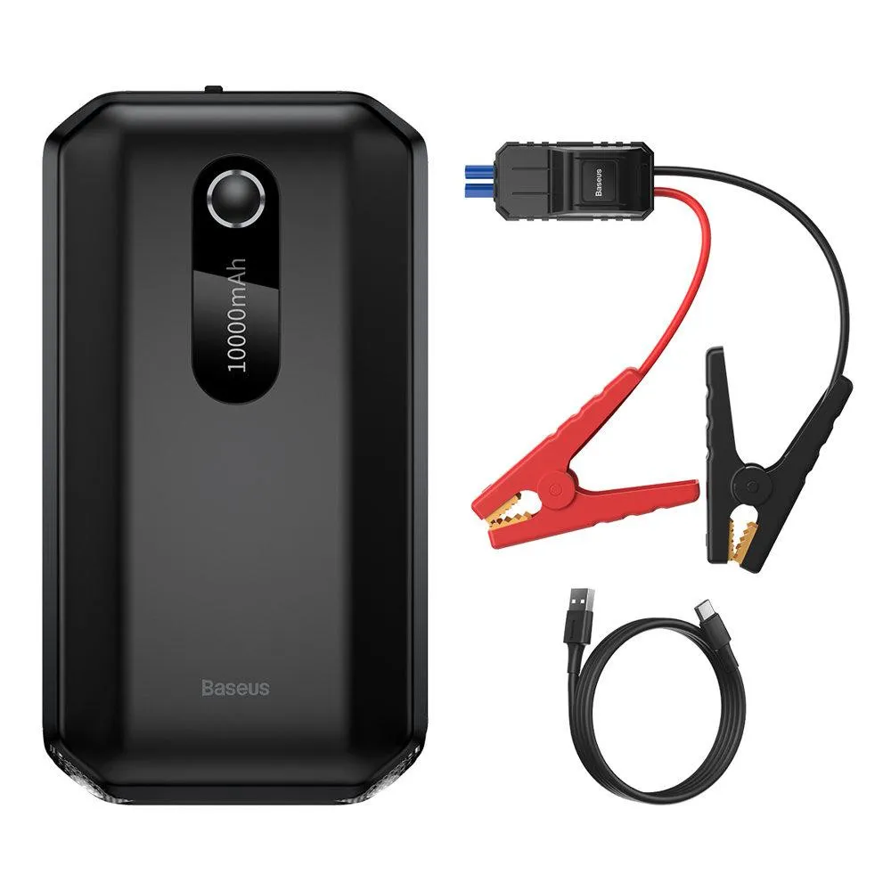 Пусковий пристрій Baseus Super Energy Air Car Jump Starter 10000mAh Black (CGNL020101) - зображення 1