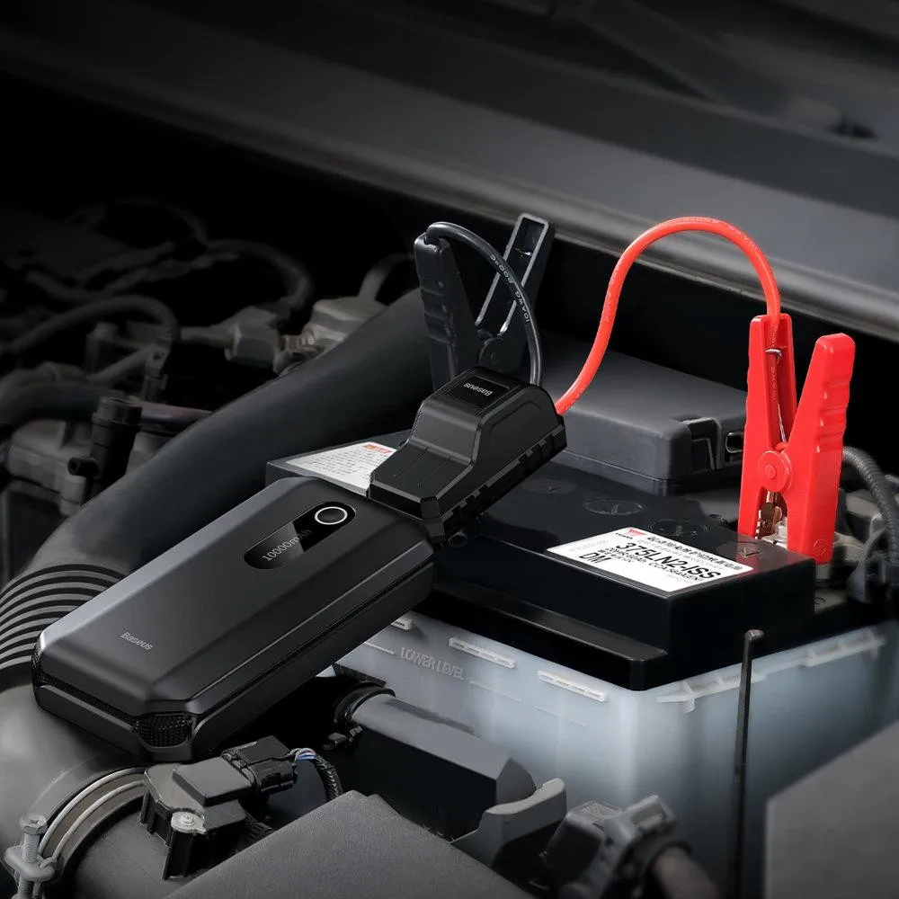 Пусковий пристрій Baseus Super Energy Air Car Jump Starter 10000mAh Black (CGNL020101) - мініатюра 10