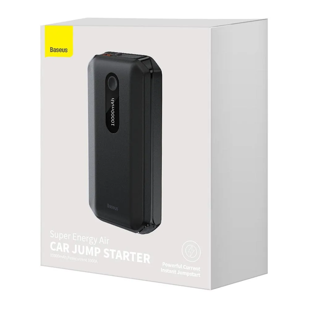 Пусковий пристрій Baseus Super Energy Air Car Jump Starter 10000mAh Black (CGNL020101) - мініатюра 5