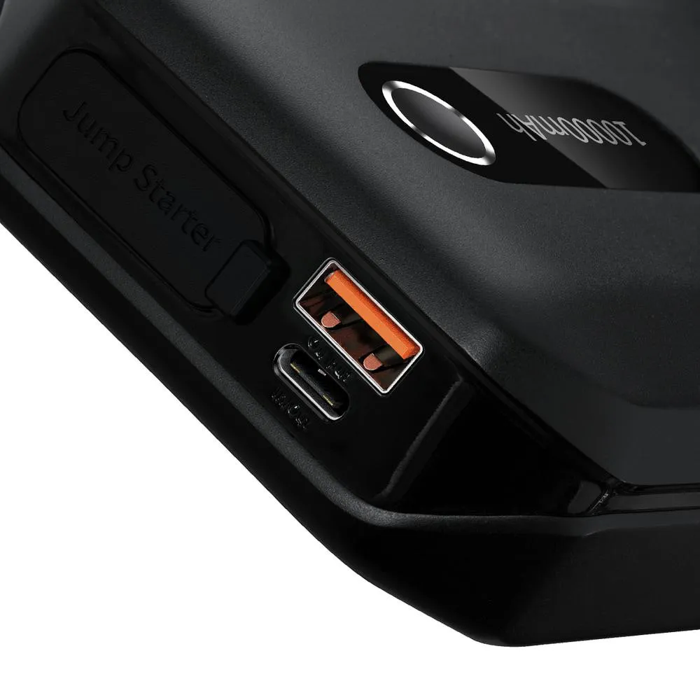 Пусковий пристрій Baseus Super Energy Air Car Jump Starter 10000mAh Black (CGNL020101) - мініатюра 8
