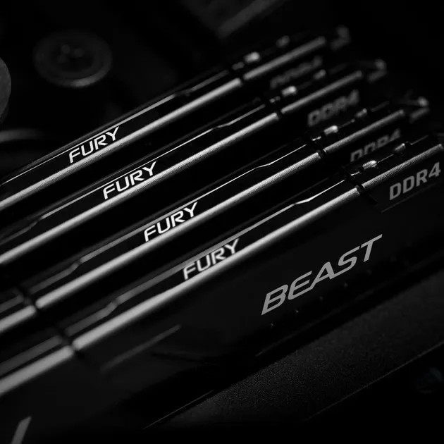 Модуль пам`ятi DDR4 2x16GB/3200 Kingston Fury Beast Black (KF432C16BB1K2/32) - мініатюра 11