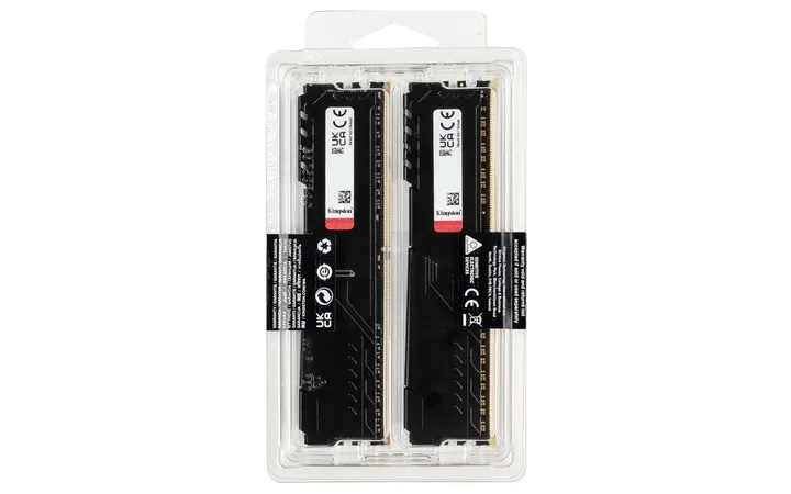 Модуль пам`ятi DDR4 2x16GB/3200 Kingston Fury Beast Black (KF432C16BB1K2/32) - мініатюра 7