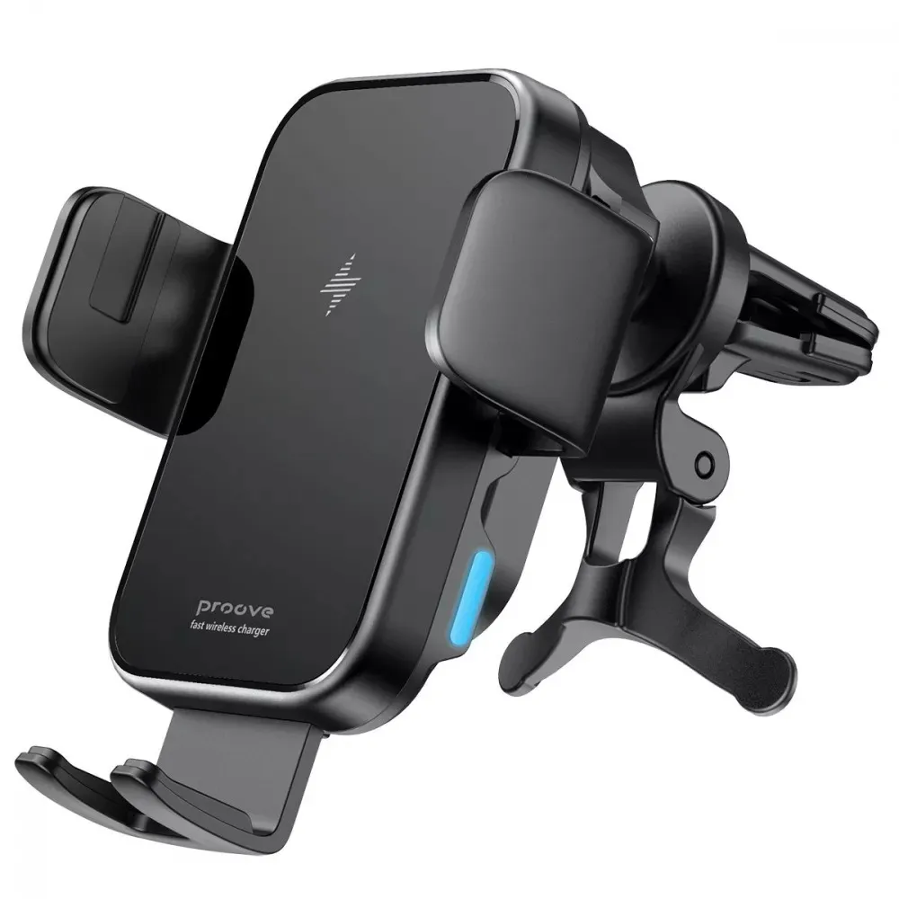 Бездротовий зарядний пристрій Proove Triple Clamp 15W Black (WHTC15010001) - зображення 1
