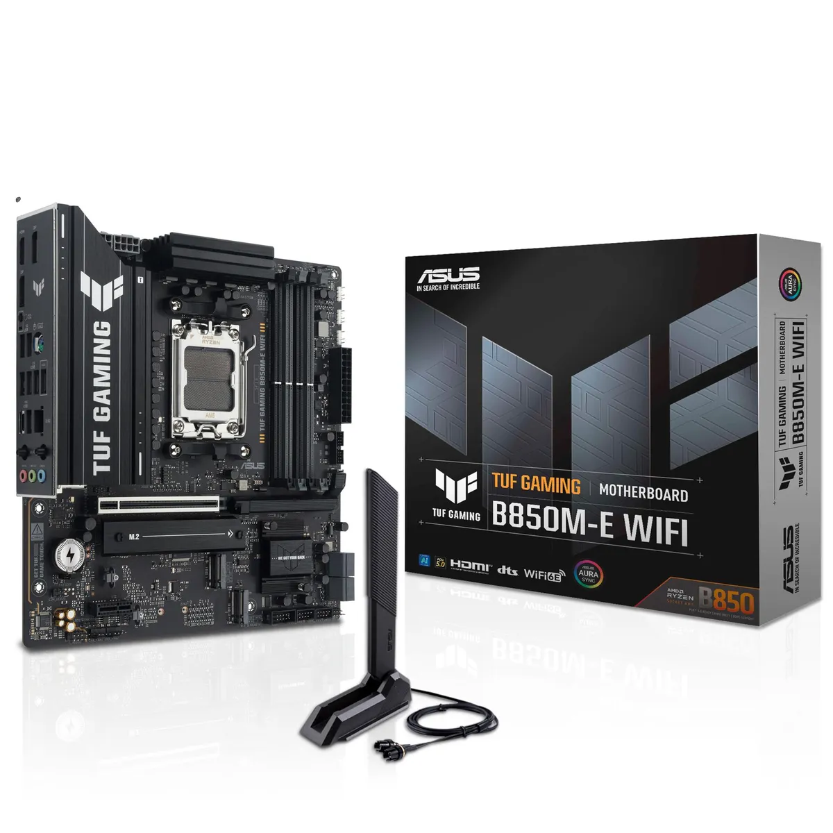 Материнська плата Asus TUF Gaming B850M-E WiFi Socket AM5 - зображення 1