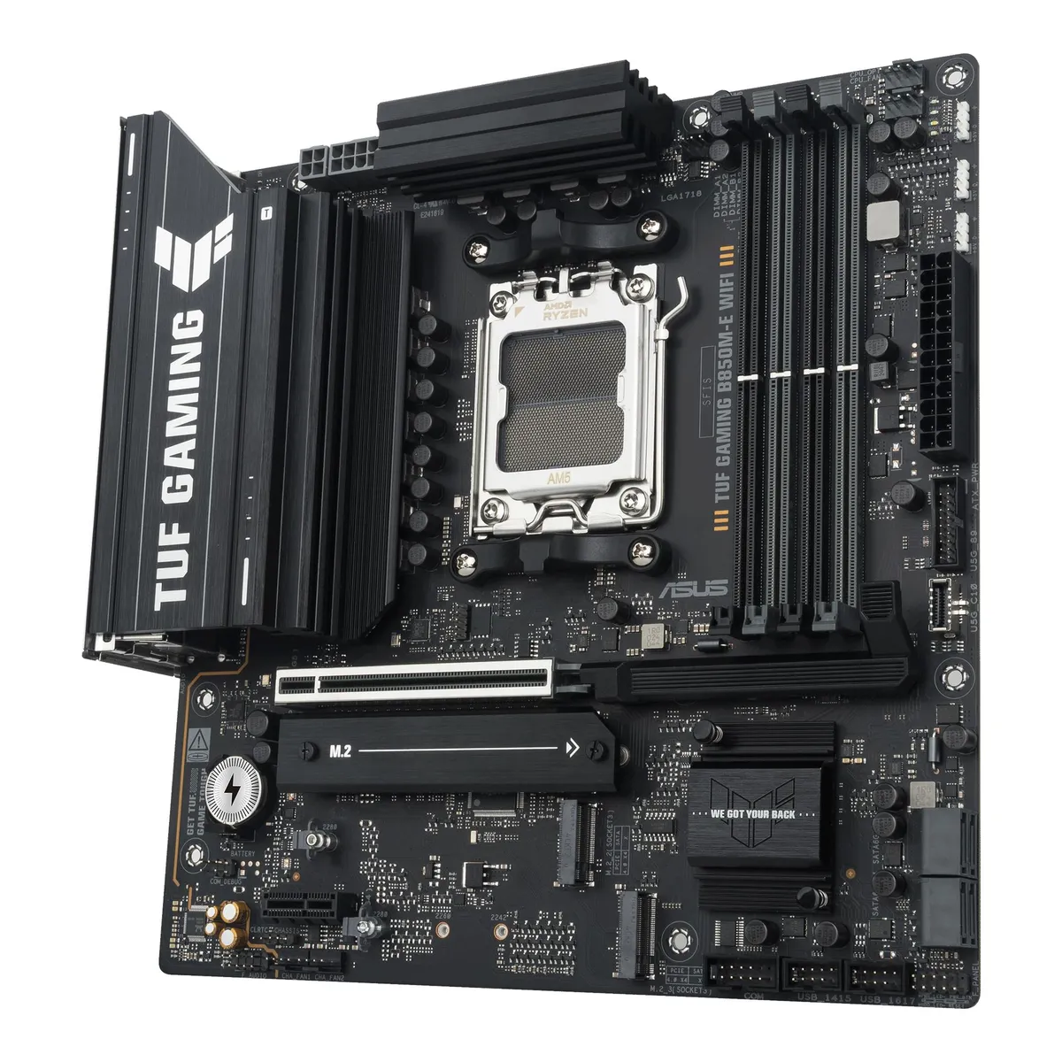 Материнська плата Asus TUF Gaming B850M-E WiFi Socket AM5 - мініатюра 3