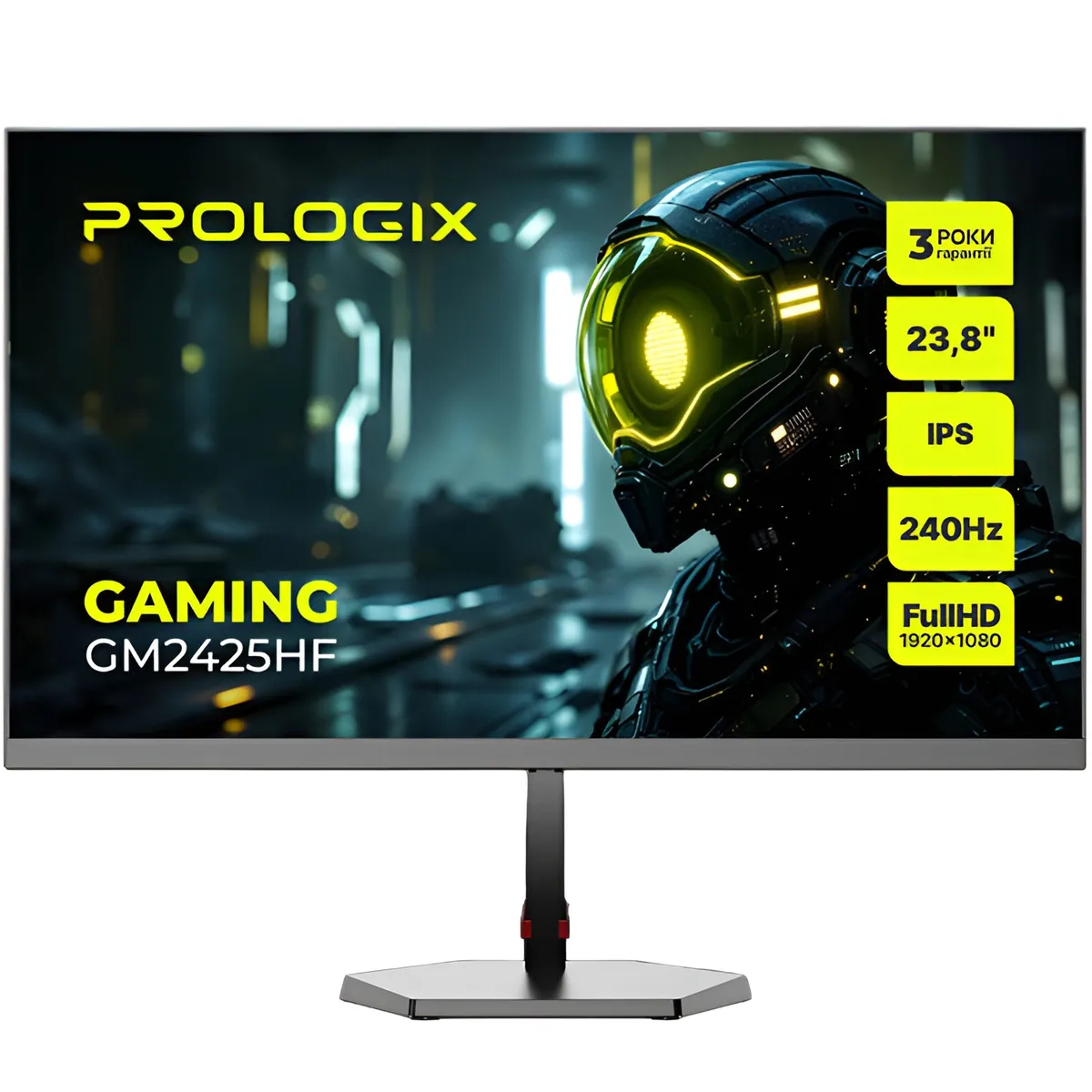 Монітор Prologix Gaming 23.8" GM2425HF IPS Black 240Hz - зображення 1