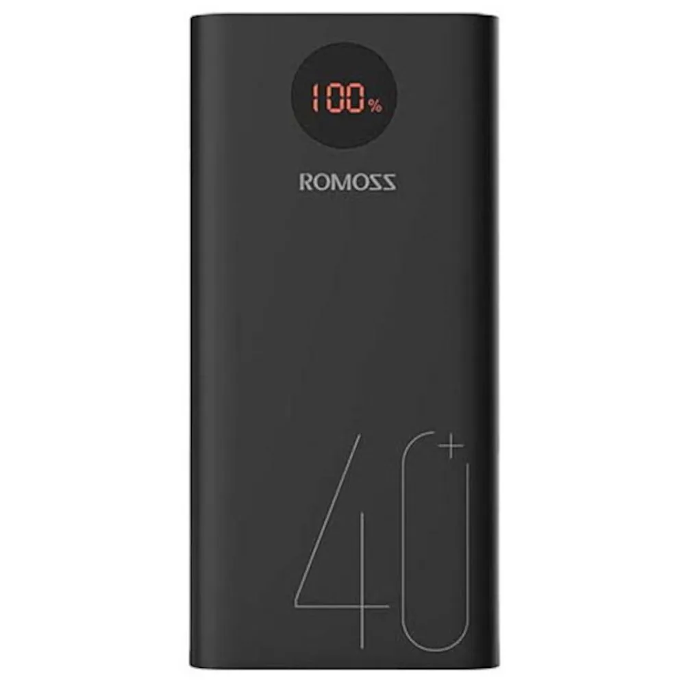 Універсальна мобільна батарея Romoss PEA40 40000mAh 22.5W Black (PEA40-152-2111H) - зображення 1