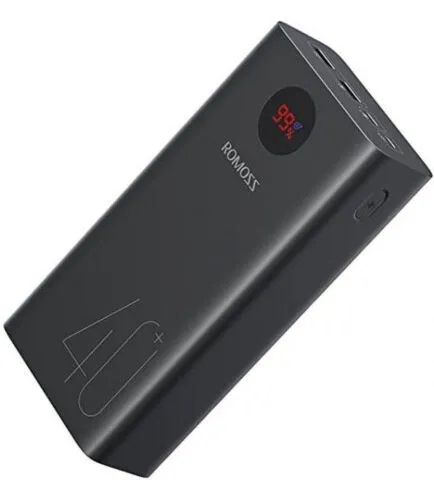 Універсальна мобільна батарея Romoss PEA40 40000mAh 22.5W Black (PEA40-152-2111H) - мініатюра 3