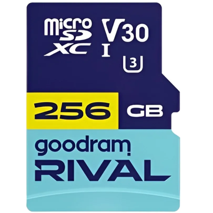 Карта пам`яті MicroSDXC 256GB UHS-I/U3 Class 10 Goodram RIVAL M3AA R100/W70MB/s + SD-adapter (GGSM3AA-2560R12) - мініатюра 6