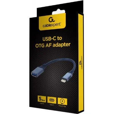 Дата кабель OTG USB 3.0 AF to Type-C 0.15m Cablexpert (A-USB3C-OTGAF-01) - мініатюра 3