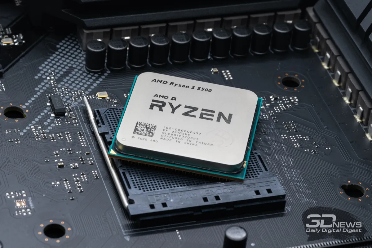 Процесор AMD Ryzen 5 5500 (100-000000457) - мініатюра 3