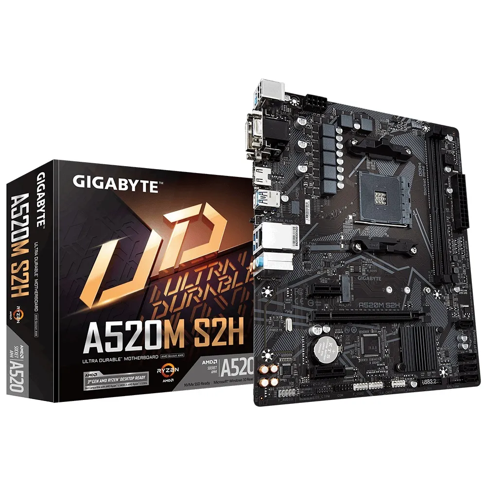 Материнська плата GIGABYTE A520M S2H - зображення 1