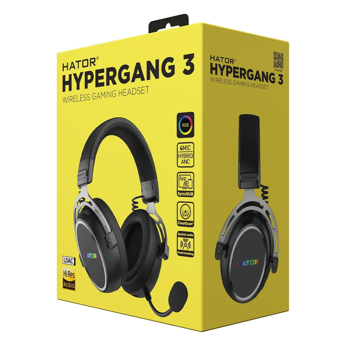 Навушники HATOR Hypergang 3 Wireless Black (ESH55) - мініатюра 8